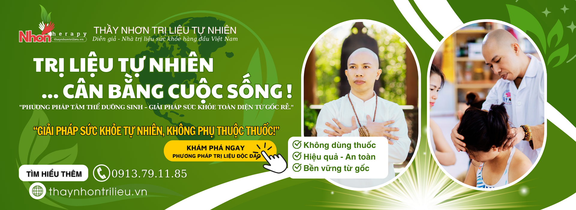 Thay NHON Tri Lieu Tu Nhien Cham Soc Suc Khoe Toan Dien 1